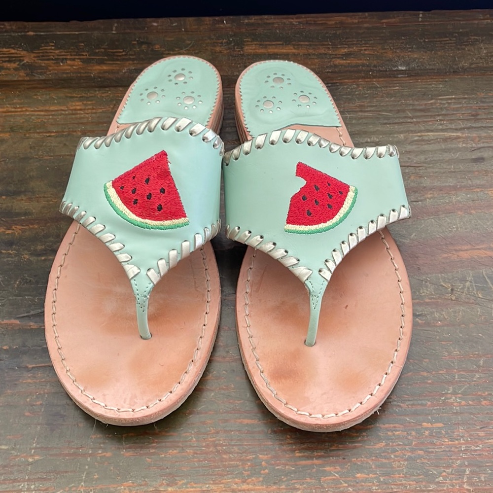 Jack Rogers watermelon slice